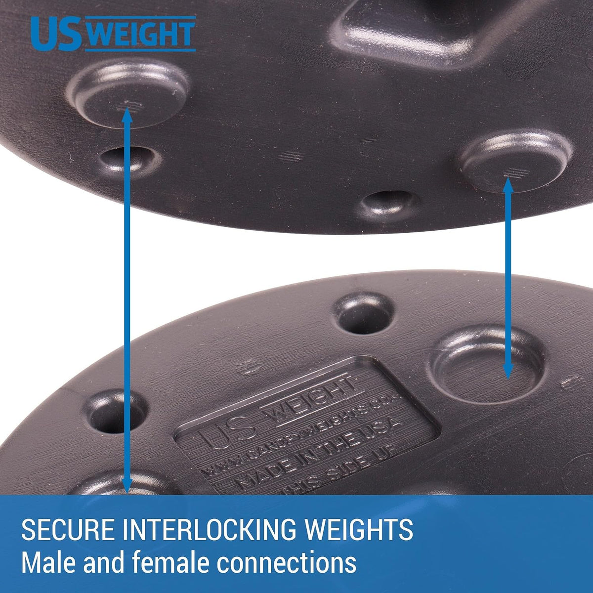 snug fit for canopy poles up to 1.25 inches in diameter