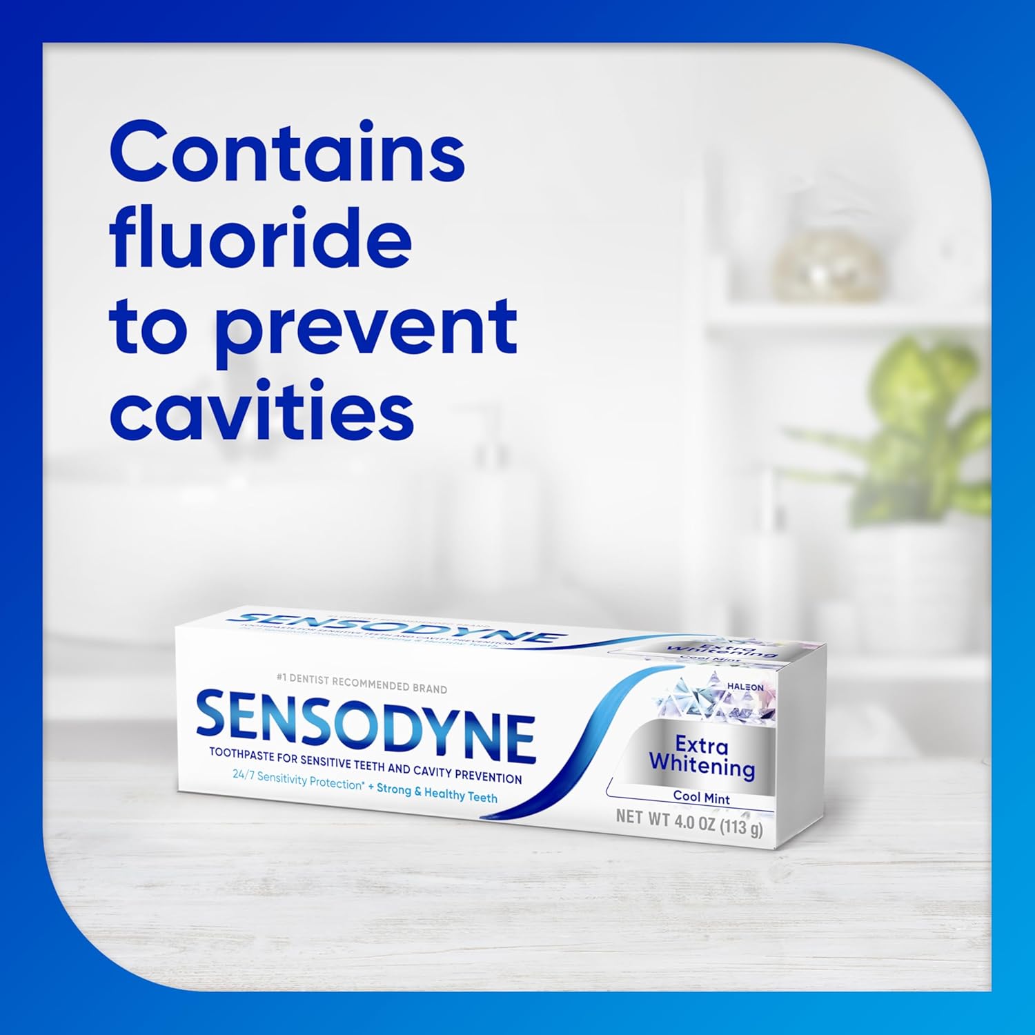 sodium fluoride 0.25% (0.15% w/v fluoride ion) for anticavity protection