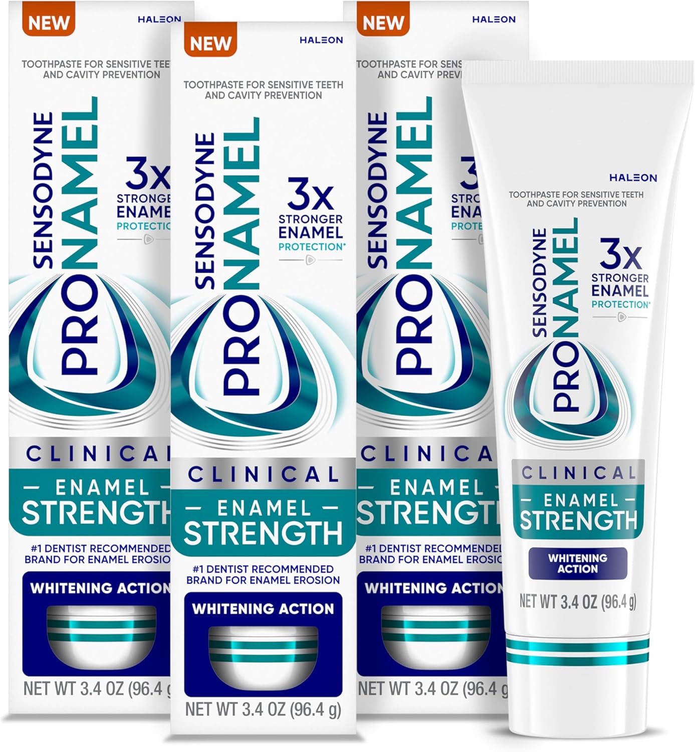 sodium fluoride active ingredient for cavity prevention and enamel strengthening