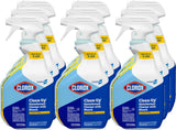 CloroxPro Clean-Up Disinfectant Cleaner with Bleach – Flameless Restroom Sanitizer for Commercial Restrooms, EPA-Registered SARS-CoV-2 Kill in 32-Oz Spray Bottles (9-Pack)