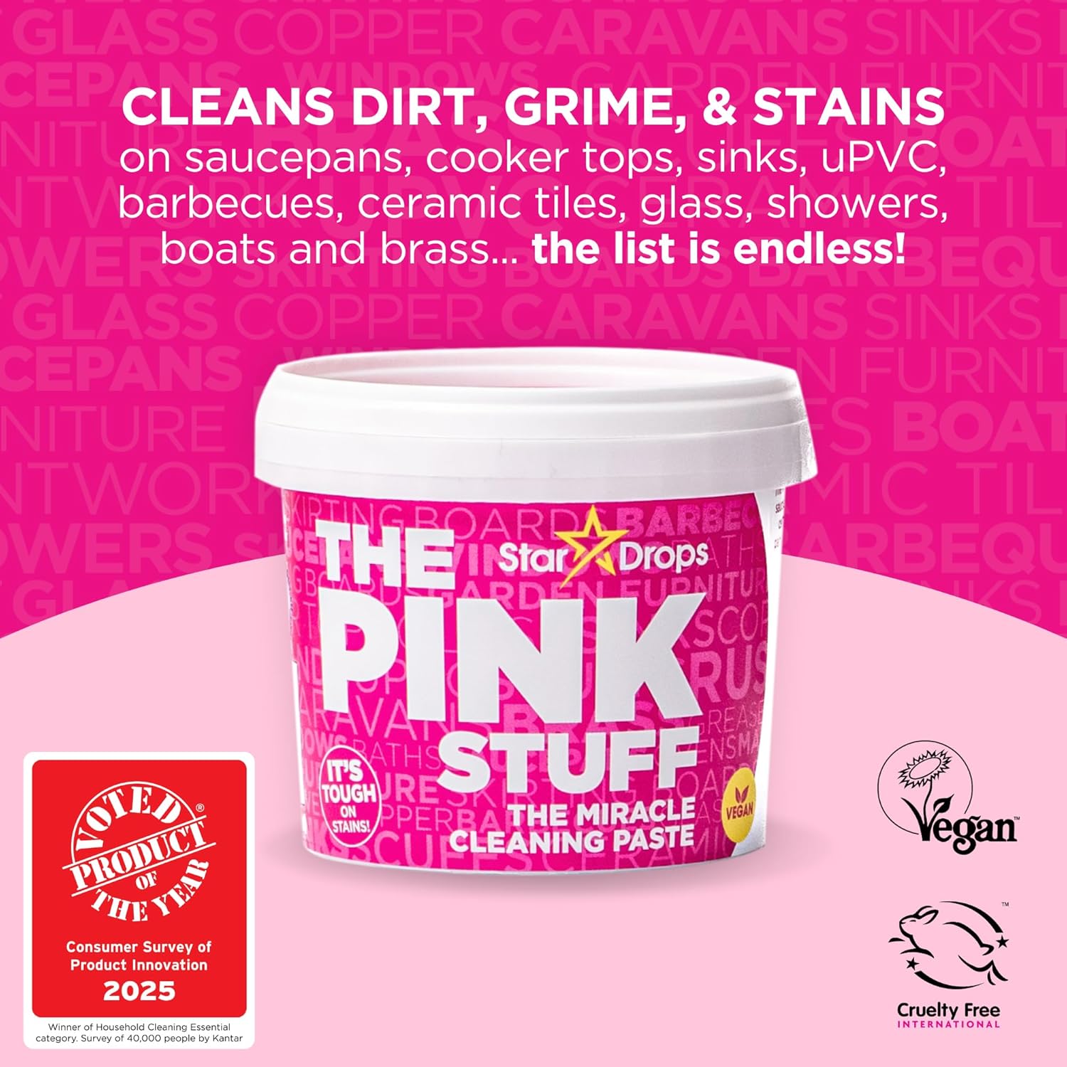 sodium silicate-based formula for powerful grime and grease removal