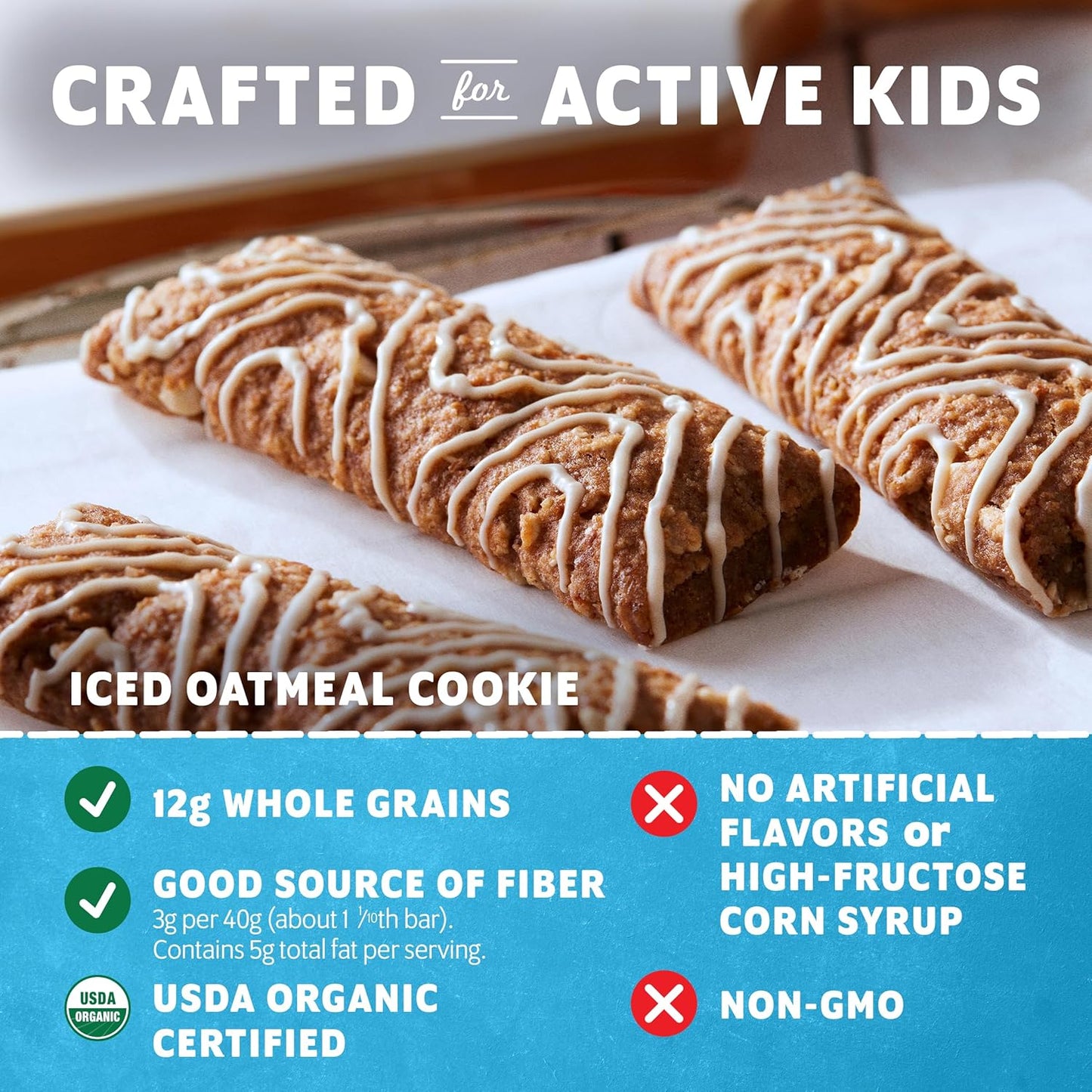 soft-baked chewy granola bar texture (no hard chunks)
