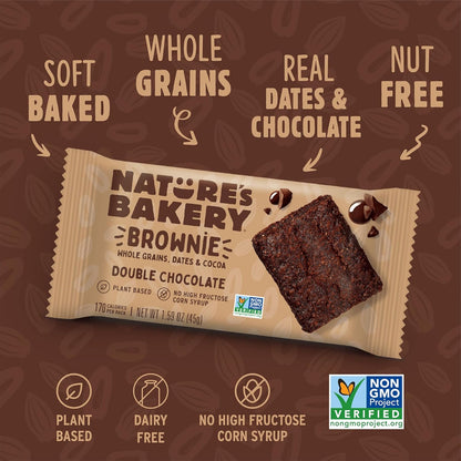 soft-baked, fudgy brownie texture with vegan chocolate chips