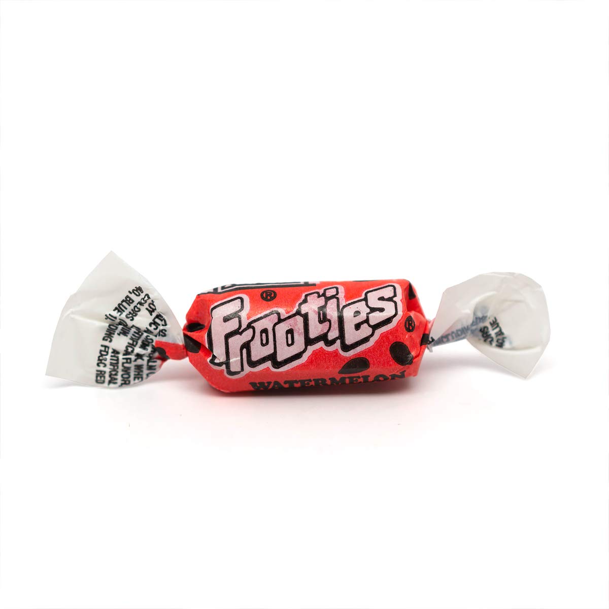 soft chewy tootsie roll texture with tangy fruit finish