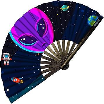 SoJourner Folding Rave Fan – Artistic Home Accent for Pride-Themed Decor and Festival-Inspired Interior Spaces