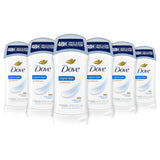 Dove Original Clean Antiperspirant Stick for Women – Post-Shave Underarm Soothing Ritual with 1/4 Moisturizers and 0% Alcohol, 2.6 oz, 3-Pack
