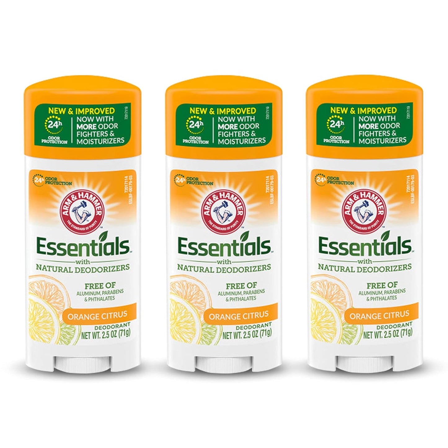 solid oval stick format, 2.5 oz per unit, available in packs of 1, 3, 4, or 10