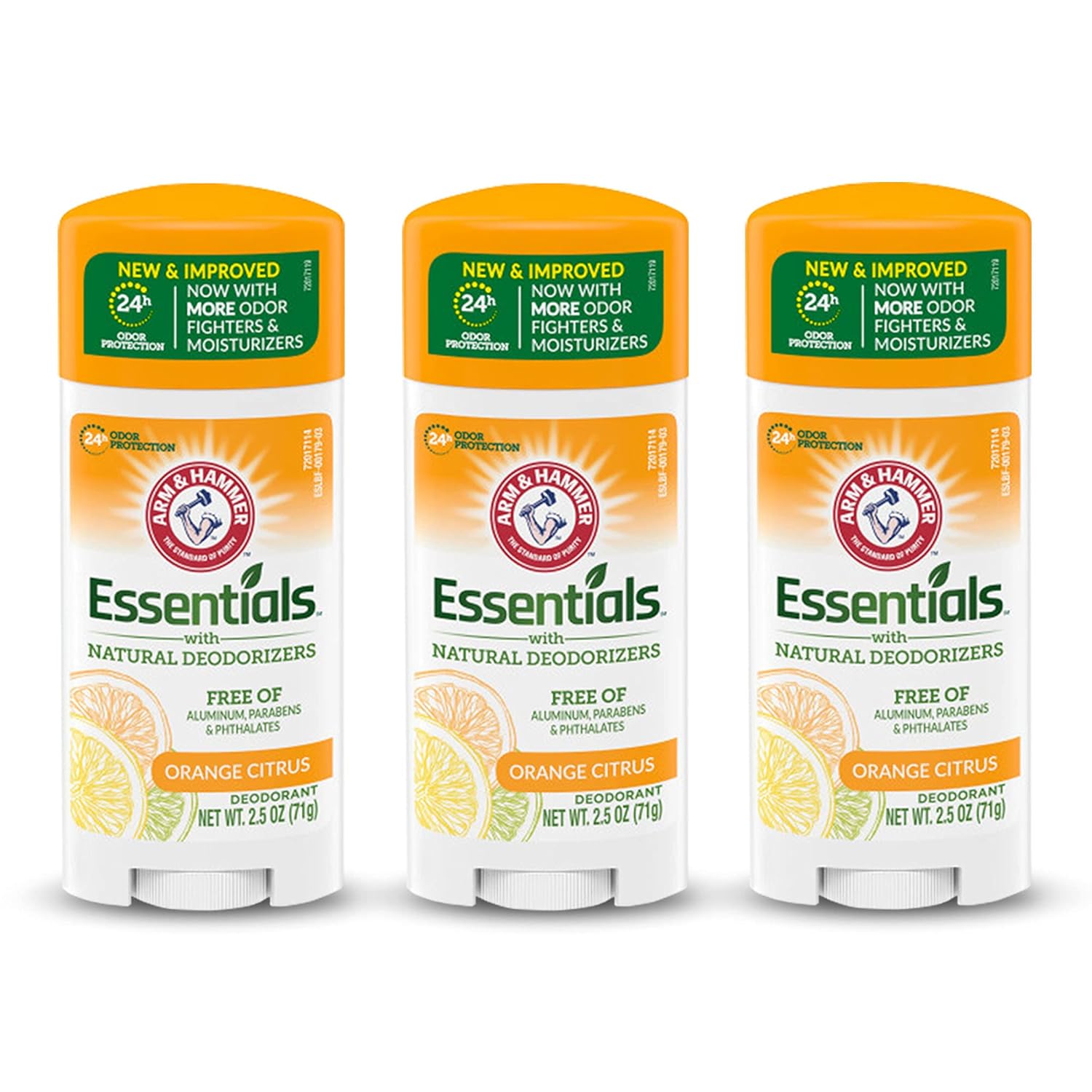 solid oval stick format, 2.5 oz per unit, available in packs of 1, 3, 4, or 10