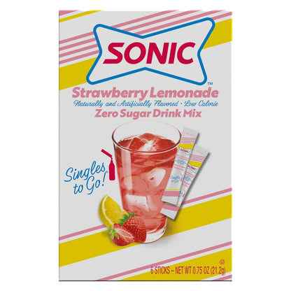 Sonic Singles to Go! Drink Mix Variety Pack – Sugar-Free Hydration for Self-Care Routines and Mindful Drinking Habits