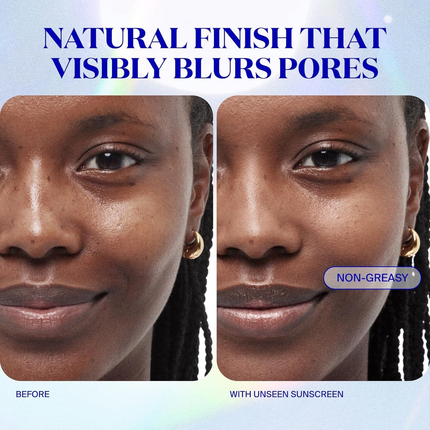 soothing and clarifying ingredients: chamomile-derived bisabolol, licorice root, meadowfoam seed oil, marine algae