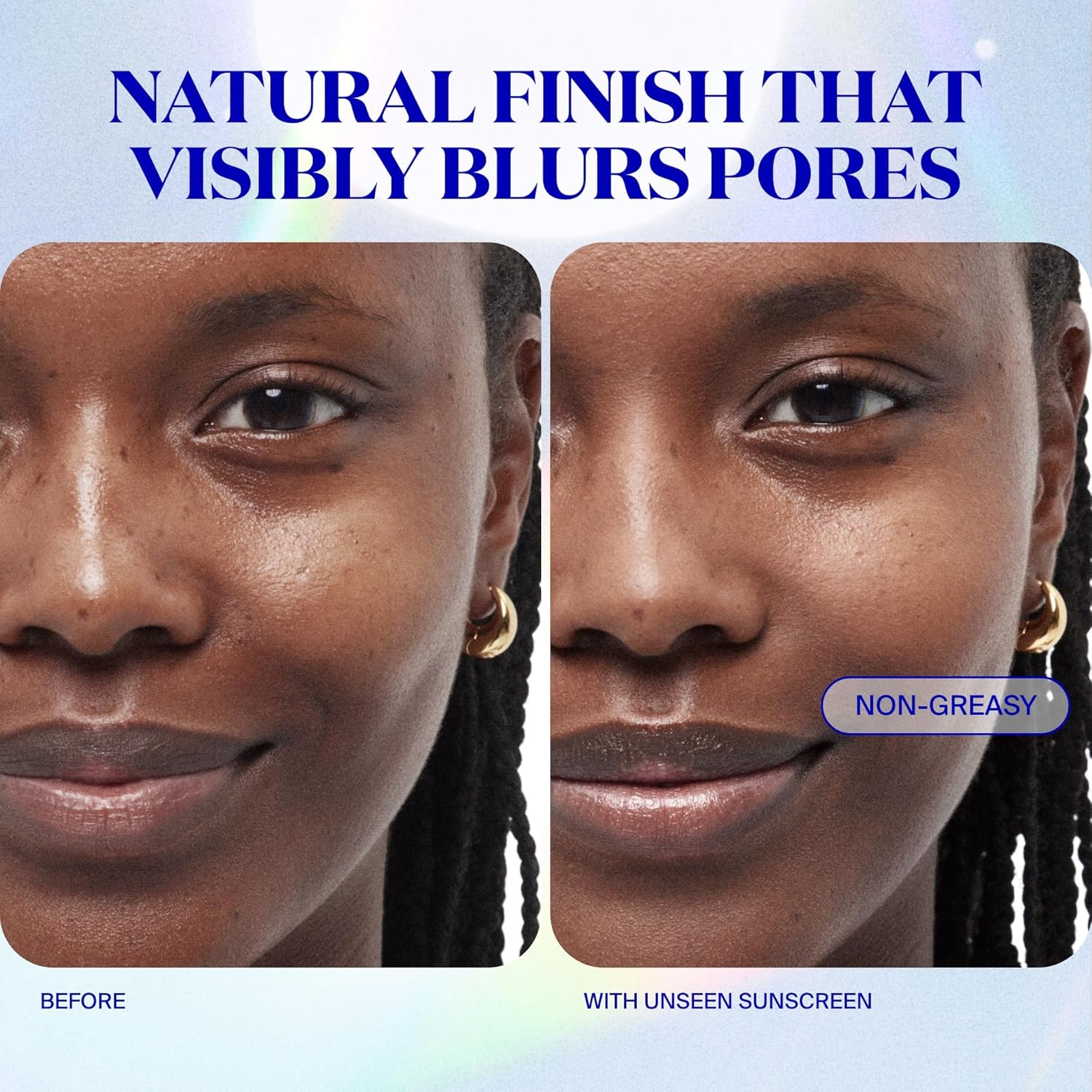 soothing and clarifying ingredients: chamomile-derived bisabolol, licorice root, meadowfoam seed oil, marine algae