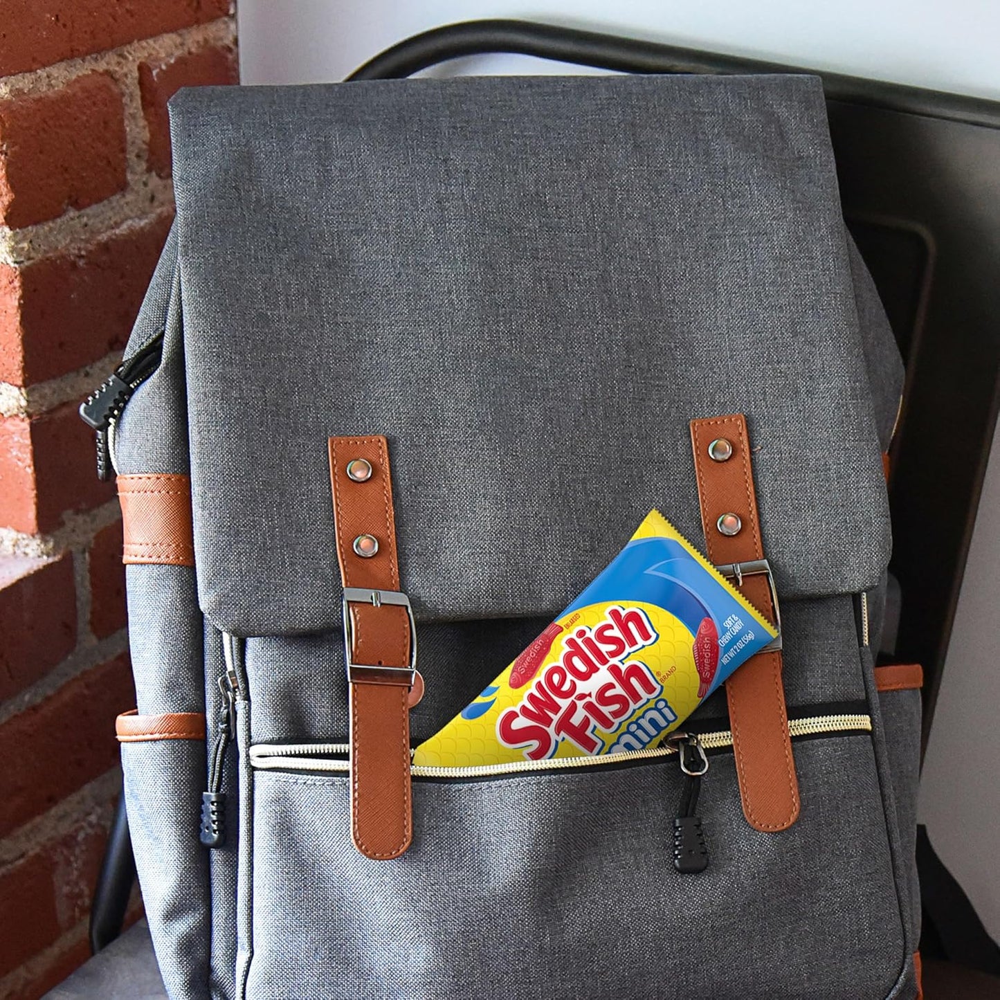SOUR PATCH KIDS and SWEDISH FISH Mini Candy Variety Pack – Lunchbox Snack Bags for Kids' Lunches and Backpacks