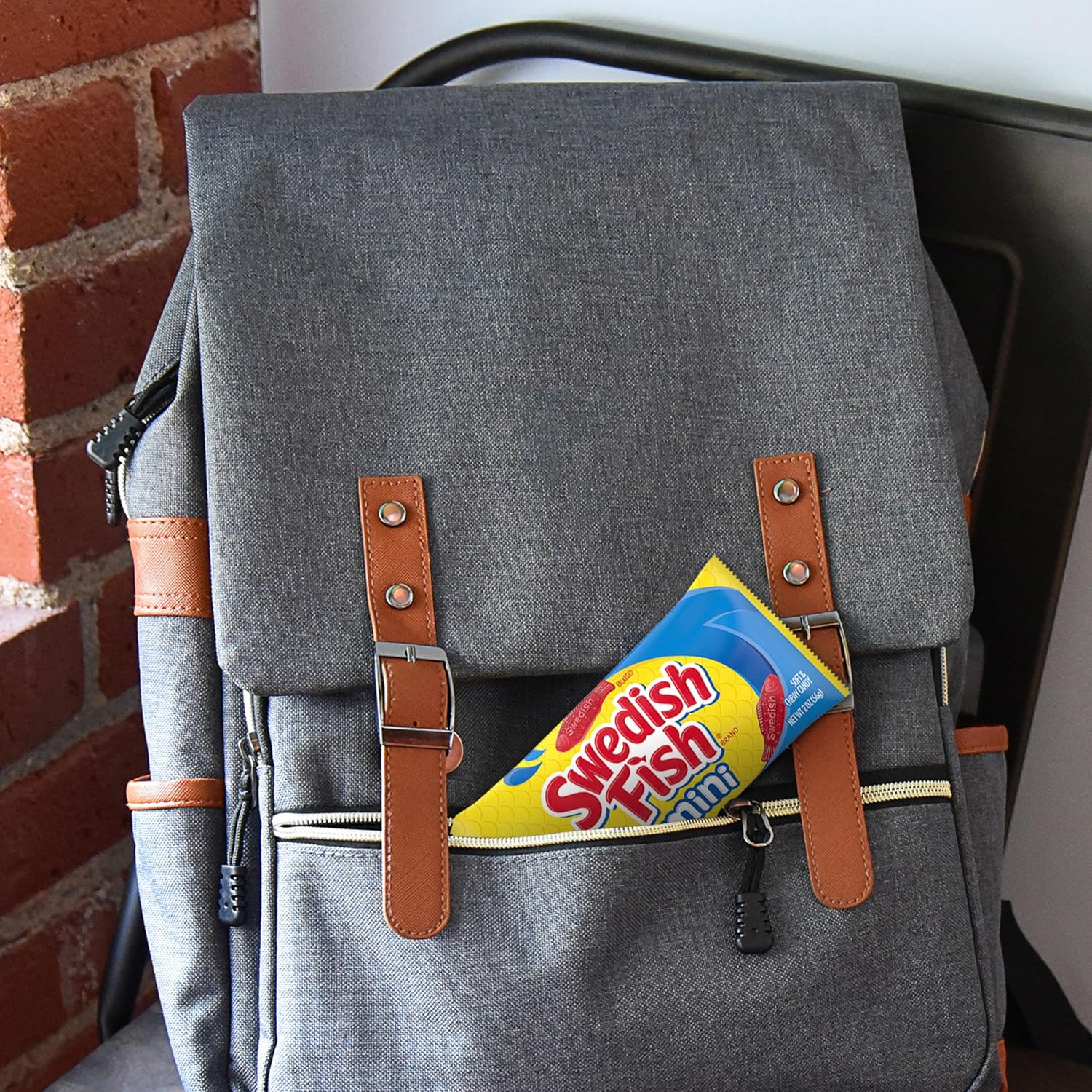 SOUR PATCH KIDS and SWEDISH FISH Mini Candy Variety Pack – Lunchbox Snack Bags for Kids' Lunches and Backpacks