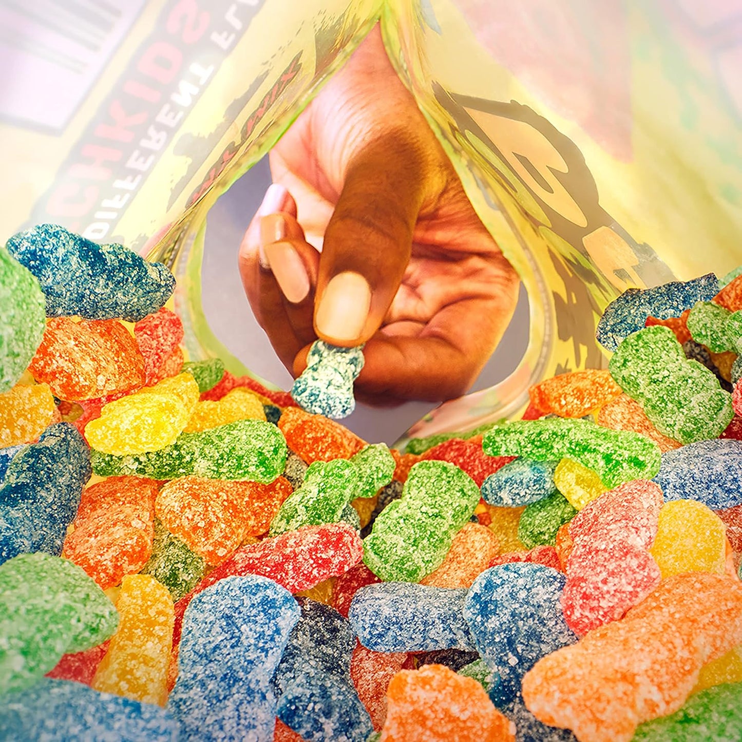 Sour Patch Kids Original Soft & Chewy Candy 3.6oz 12-Pack – Lunchbox Snack and Trick-or-Treat Handout for School Kids