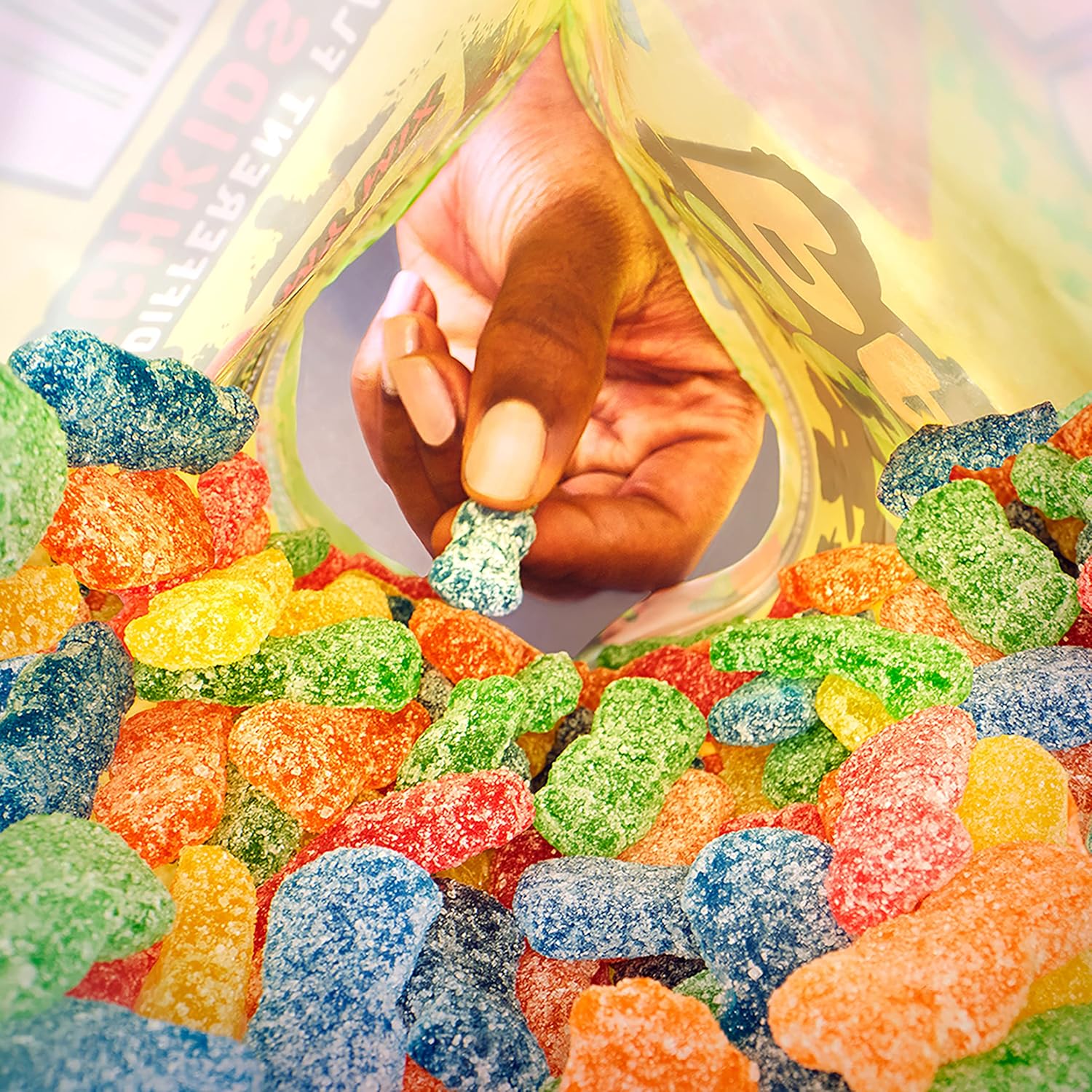 Sour Patch Kids Original Soft & Chewy Candy 3.6oz 12-Pack – Lunchbox Snack and Trick-or-Treat Handout for School Kids