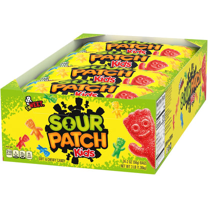 SOUR PATCH KIDS Soft & Chewy Gummy Candy Bulk Pack – Lunchbox Treats for School and After-School Snack Time
