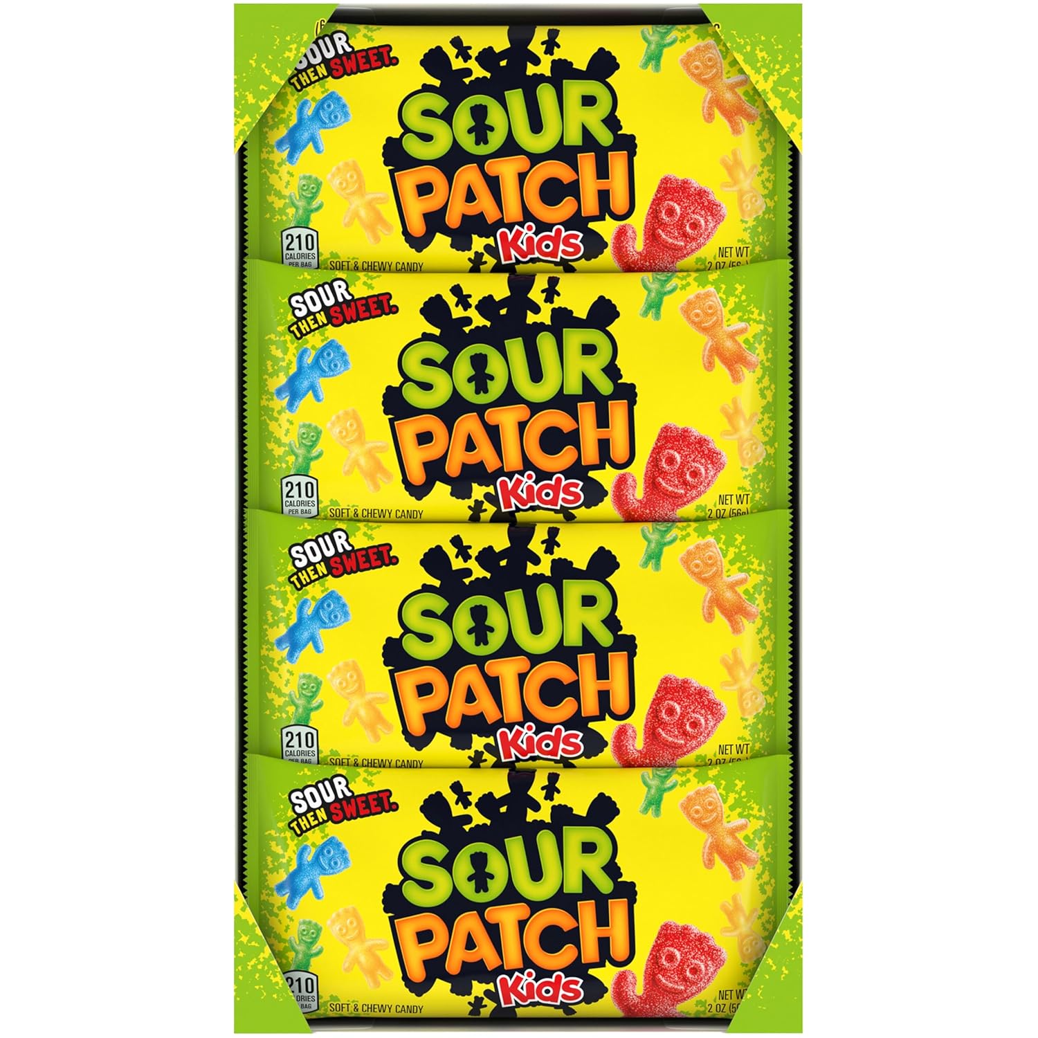 SOUR PATCH KIDS Soft & Chewy Gummy Candy Bulk Pack – Lunchbox Treats for School and After-School Snack Time