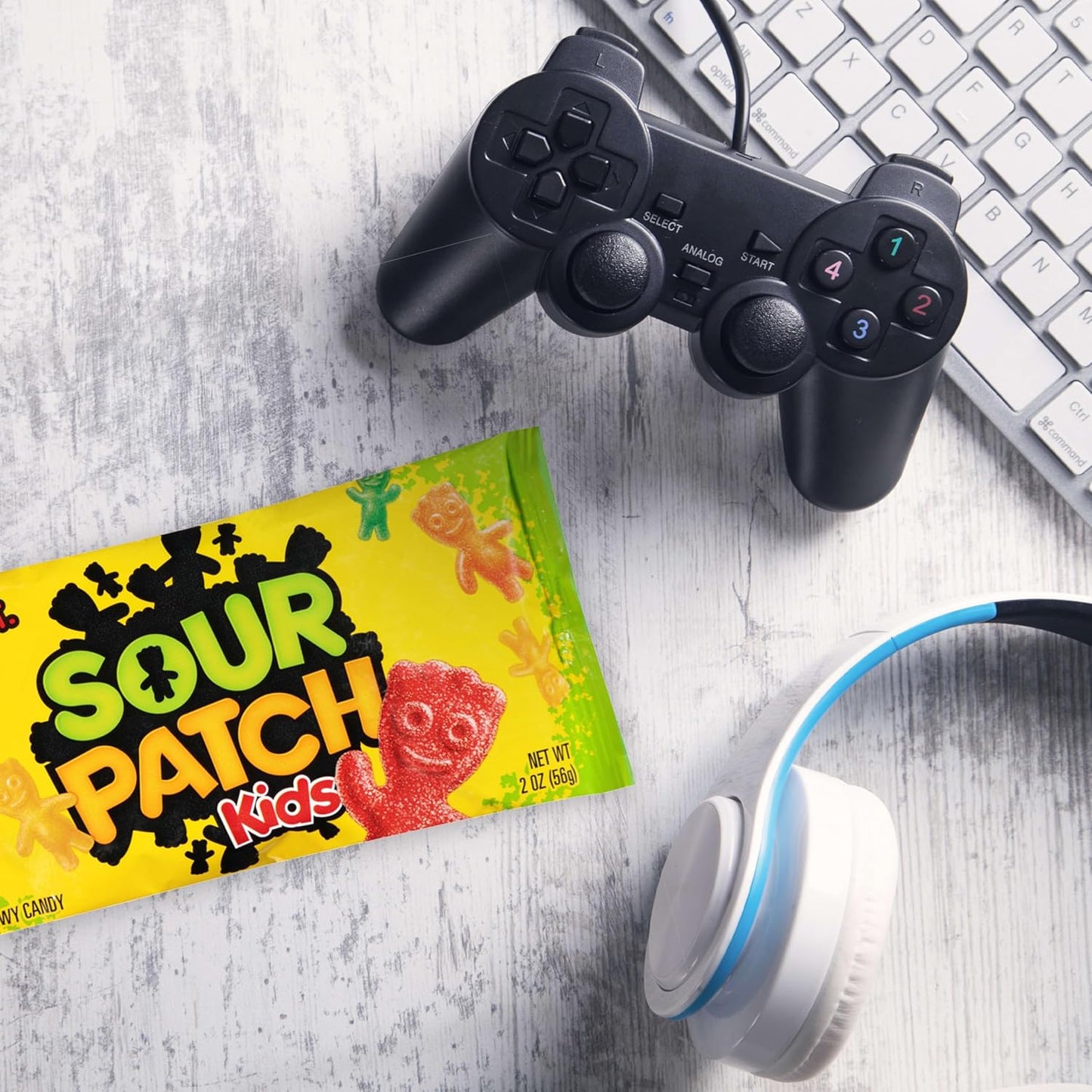 SOUR PATCH KIDS Soft & Chewy Gummy Candy Bulk Pack – Lunchbox Treats for School and After-School Snack Time
