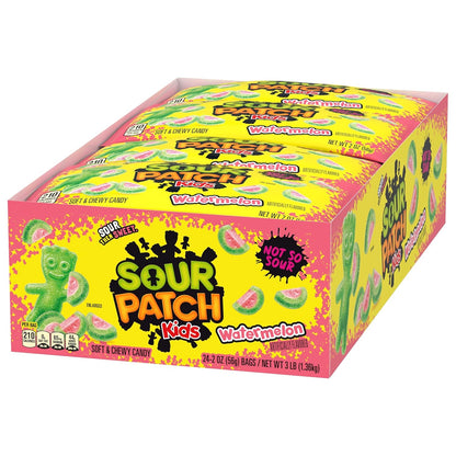 SOUR PATCH KIDS Watermelon Chewy Candy – Classroom Party Treats and Halloween Trick-or-Treat Handouts for Kids