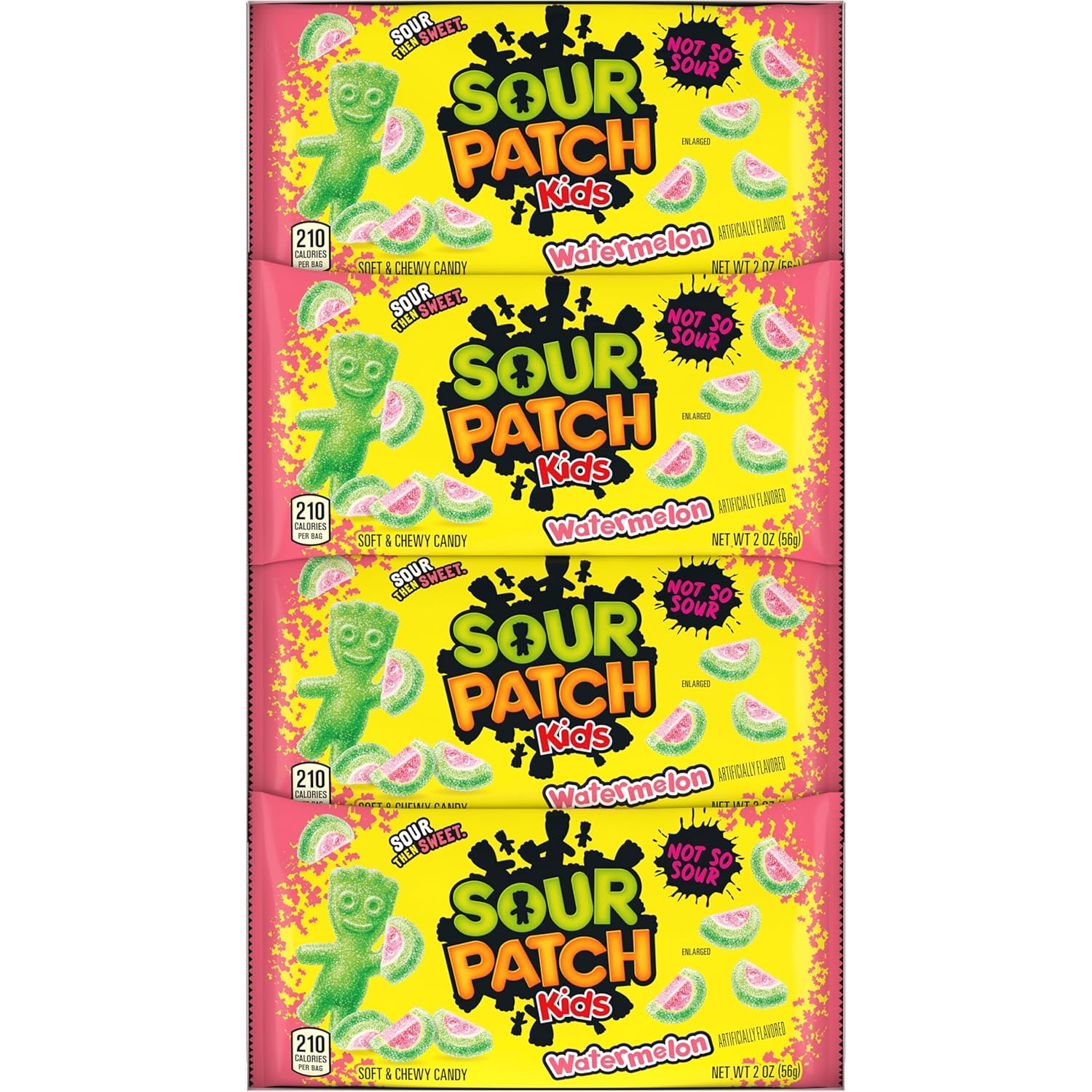 SOUR PATCH KIDS Watermelon Chewy Candy – Classroom Party Treats and Halloween Trick-or-Treat Handouts for Kids