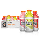 Gatorlyte Zero Electrolyte Drink – Sugar-Free Hydration for Daily Wellness Routines, 20oz 12-Pack