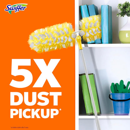 specially coated fibers that trap + lock dust particles