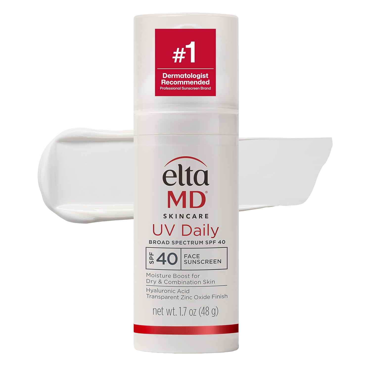 spf 40 broad spectrum uva/uvb protection via transparent zinc oxide
