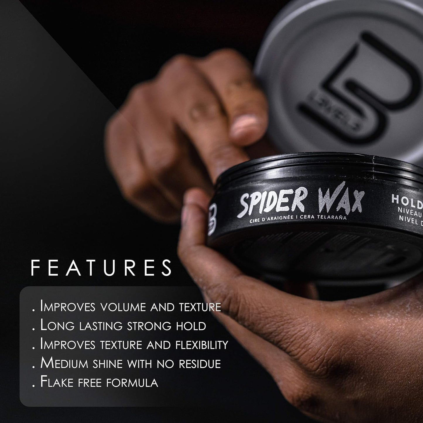 spider-web fiber texture formula for long-lasting strong hold