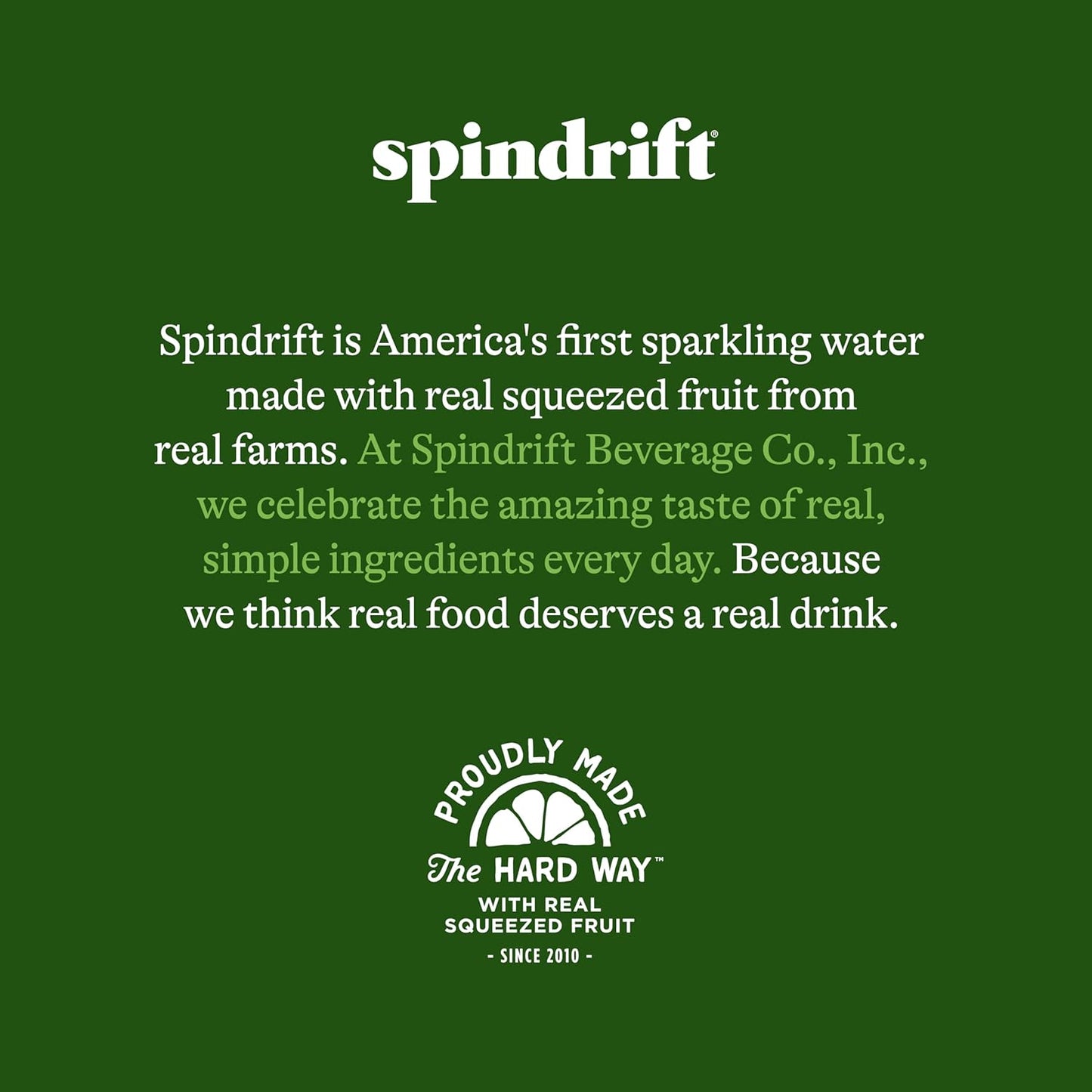 Spindrift Sparkling Water Ginger Lime Mule – Portable Patio Mixer for Backyard Entertaining, 12 Fl Oz Cans, 24 Pack