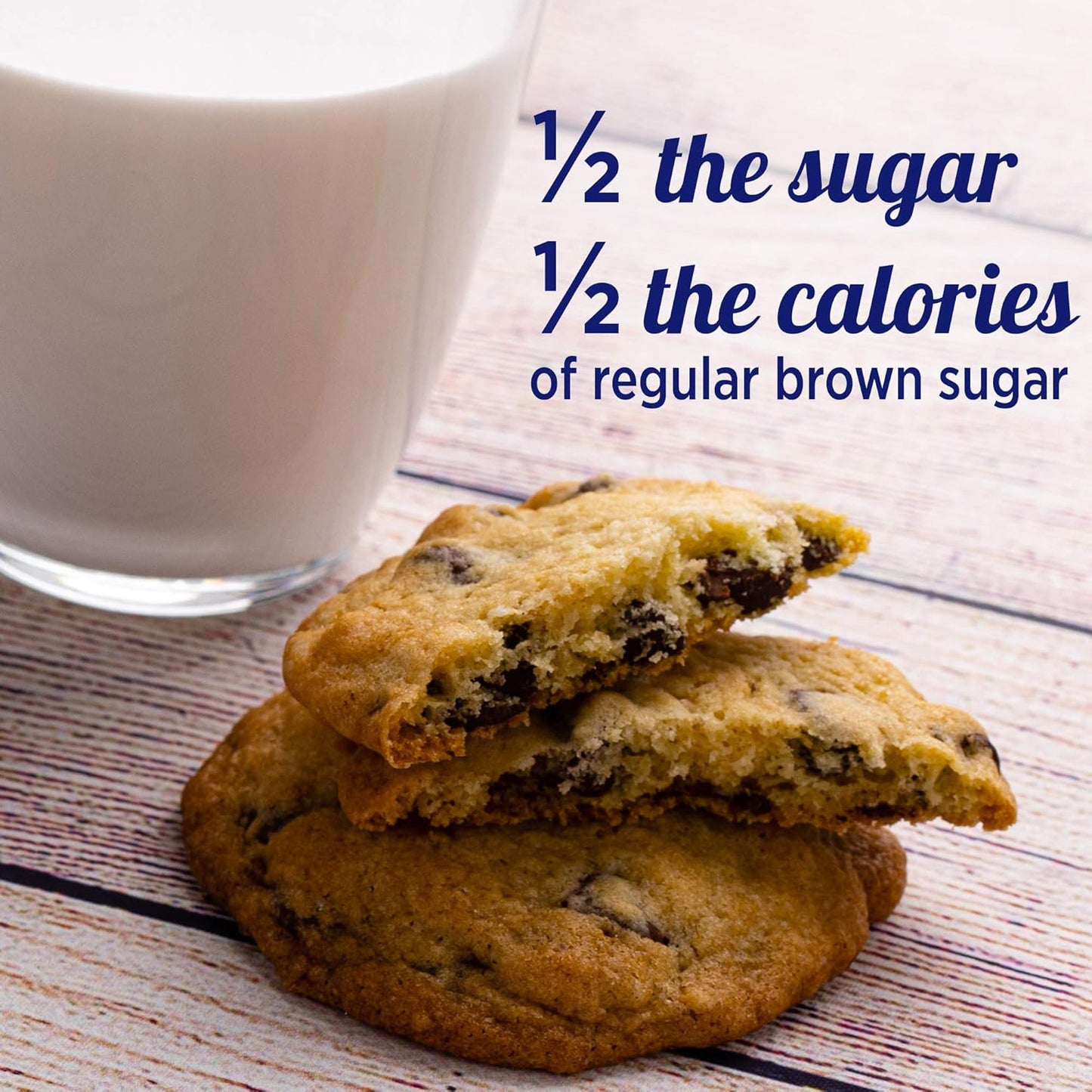 SPLENDA Brown Sugar Blend for Calorie-Conscious Home Bakers, Half-Sugar Pantry Staple for Guilt-Free Baking and Beverages