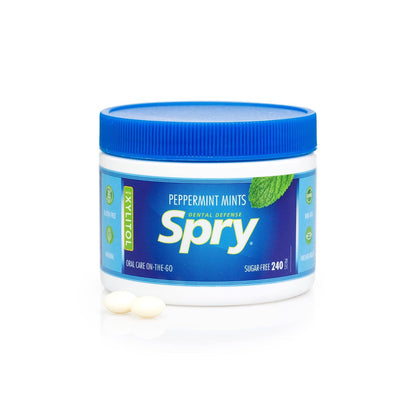 Spry Xylitol Berry Blast Mints Sugar Free Candy - Thoughtful Health-Conscious Stocking Stuffer Gift, 45 Count