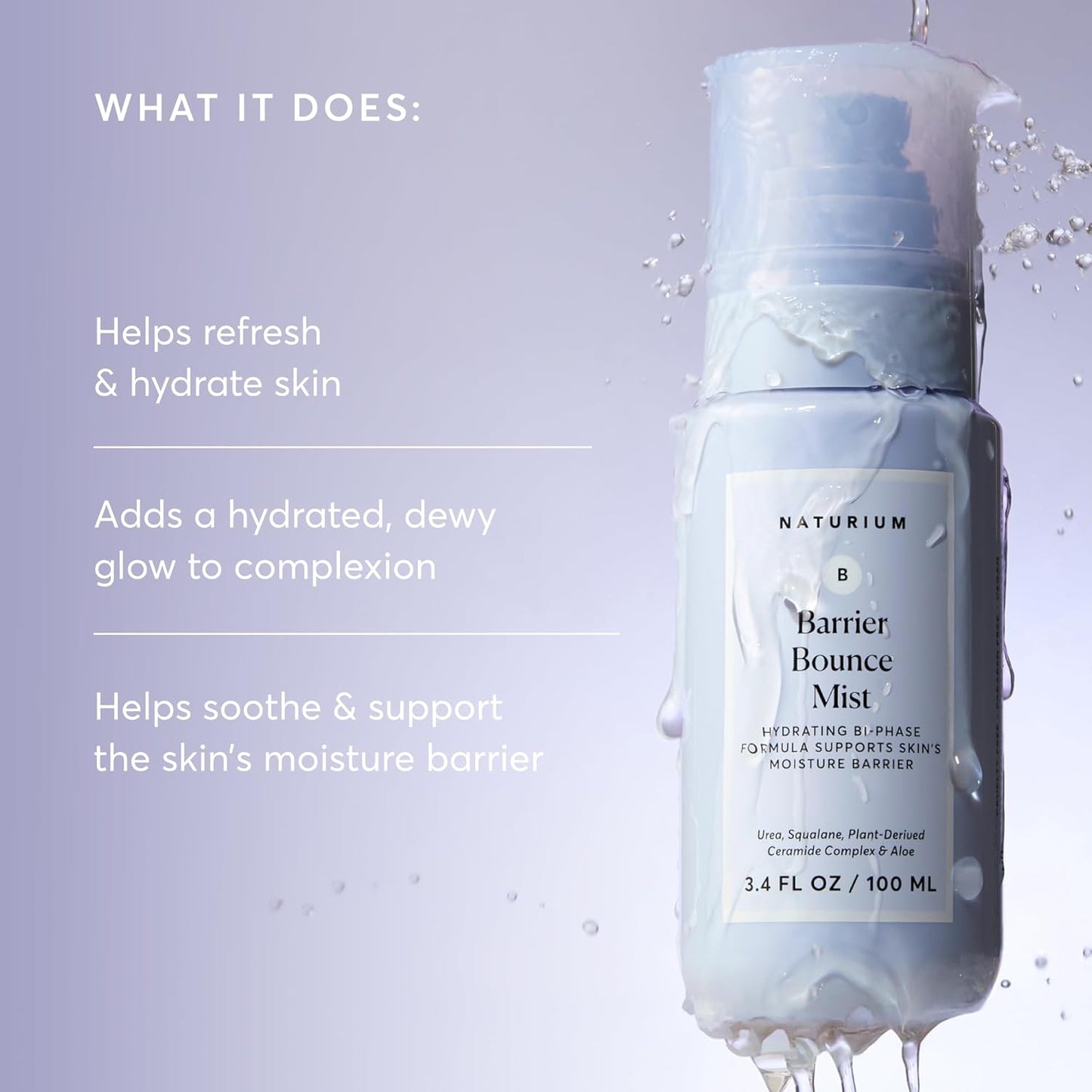 squalane for non-comedogenic, weightless moisture sealing