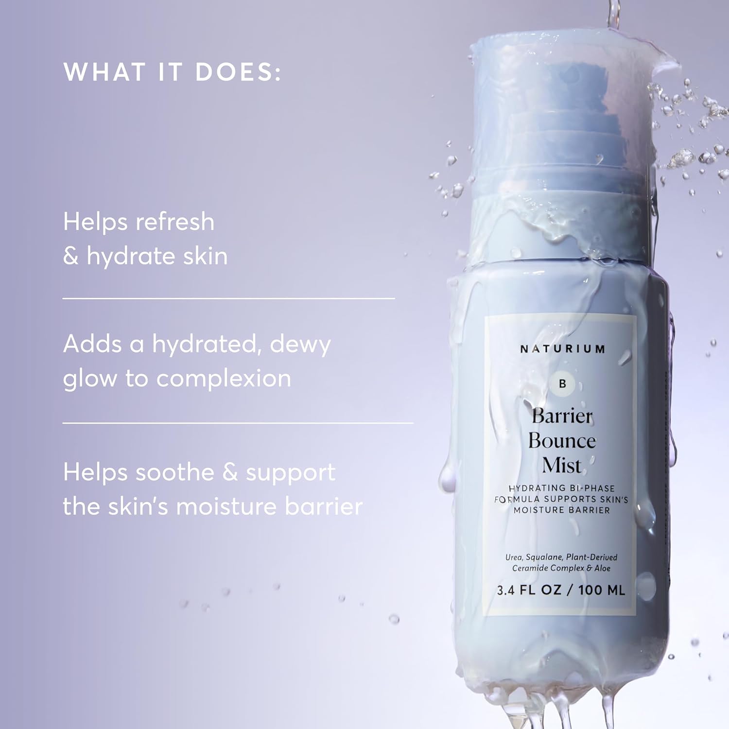 squalane for non-comedogenic, weightless moisture sealing