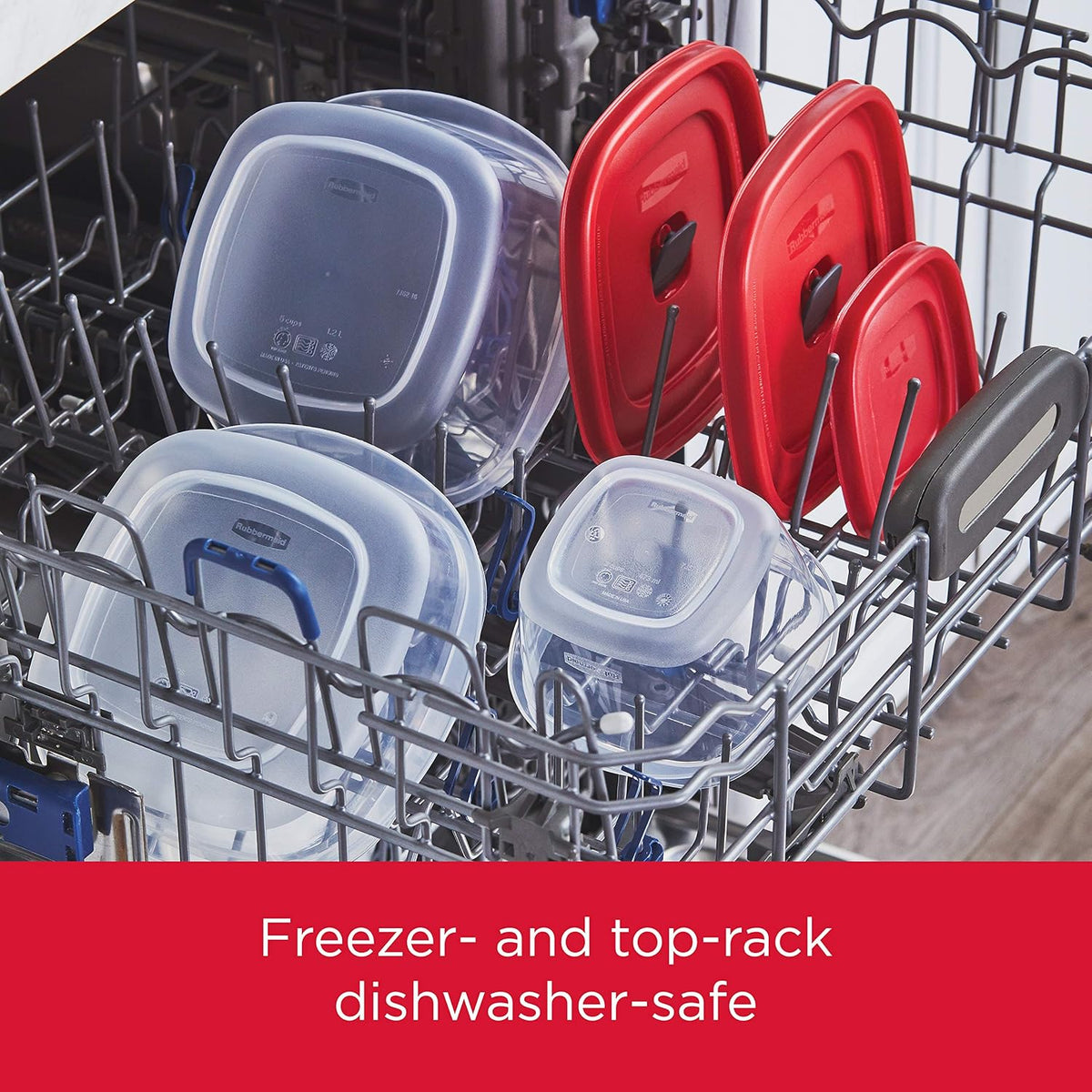 stackable design with snap closure lids for compact cabinet and fridge storage
