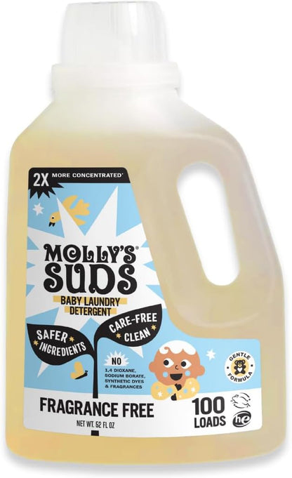 stain-fighting enzyme blend targeting breast milk, formula, and baby poop