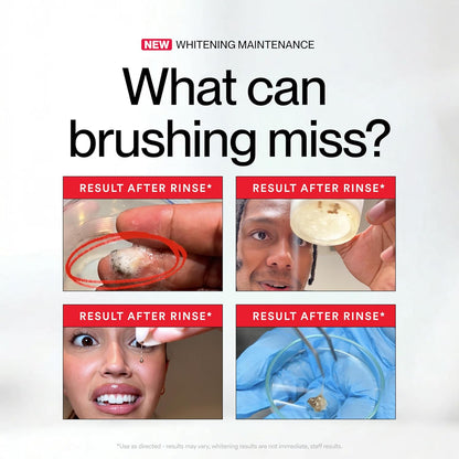 stain maintenance and bad breath treatment benefits in a single daily-use product