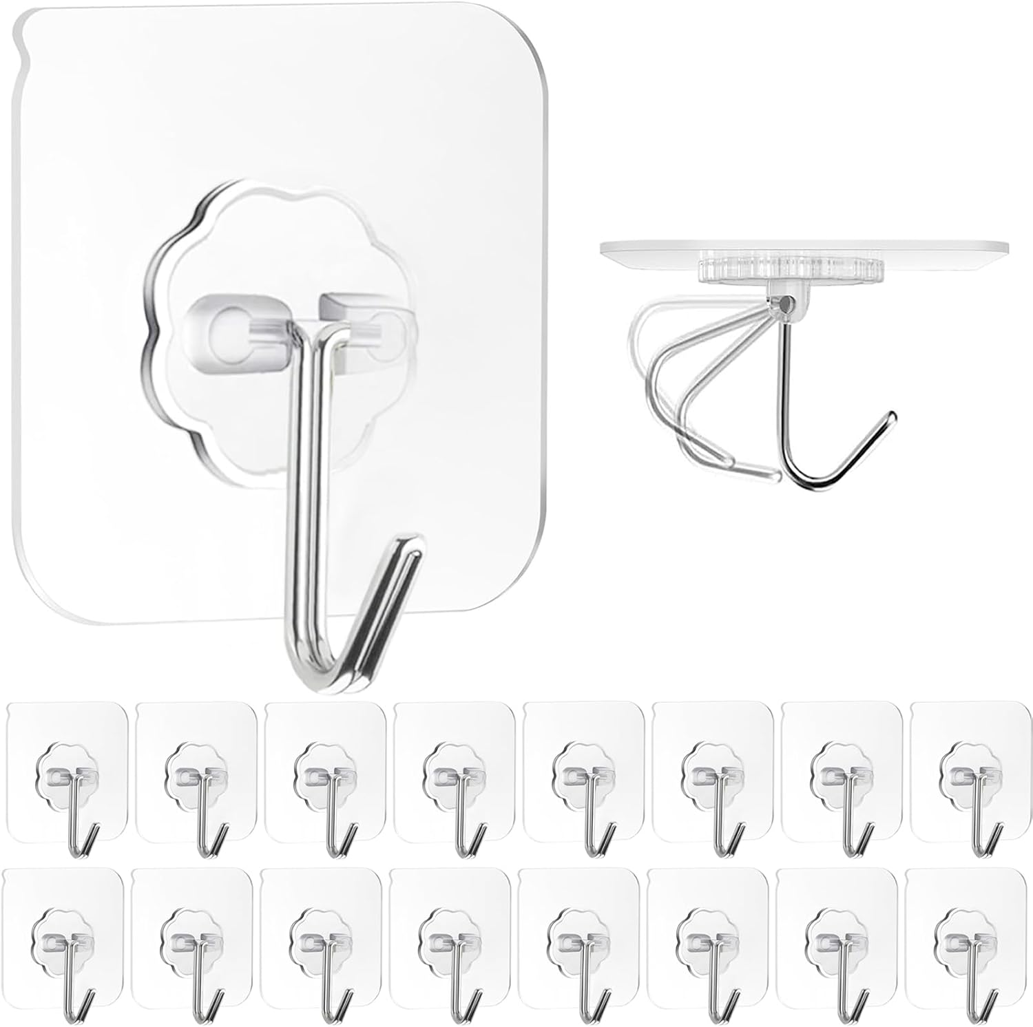 stainless steel and polycarbonate construction rated to 22 lb maximum load