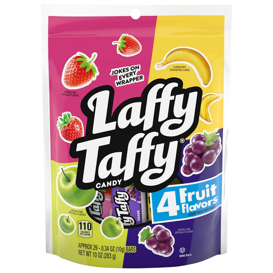 stand-up resealable bag in 10 oz (and 6 oz) sizes for easy pantry and counter storage