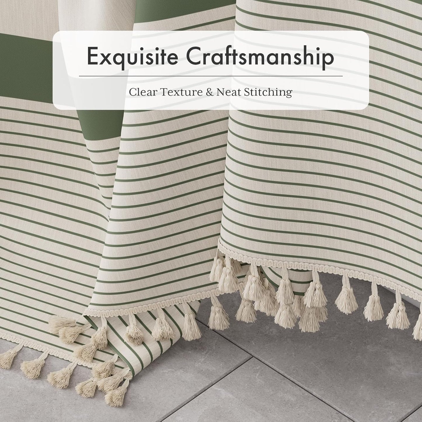 standard 72x72 inch size fitting most bathtubs and shower stalls