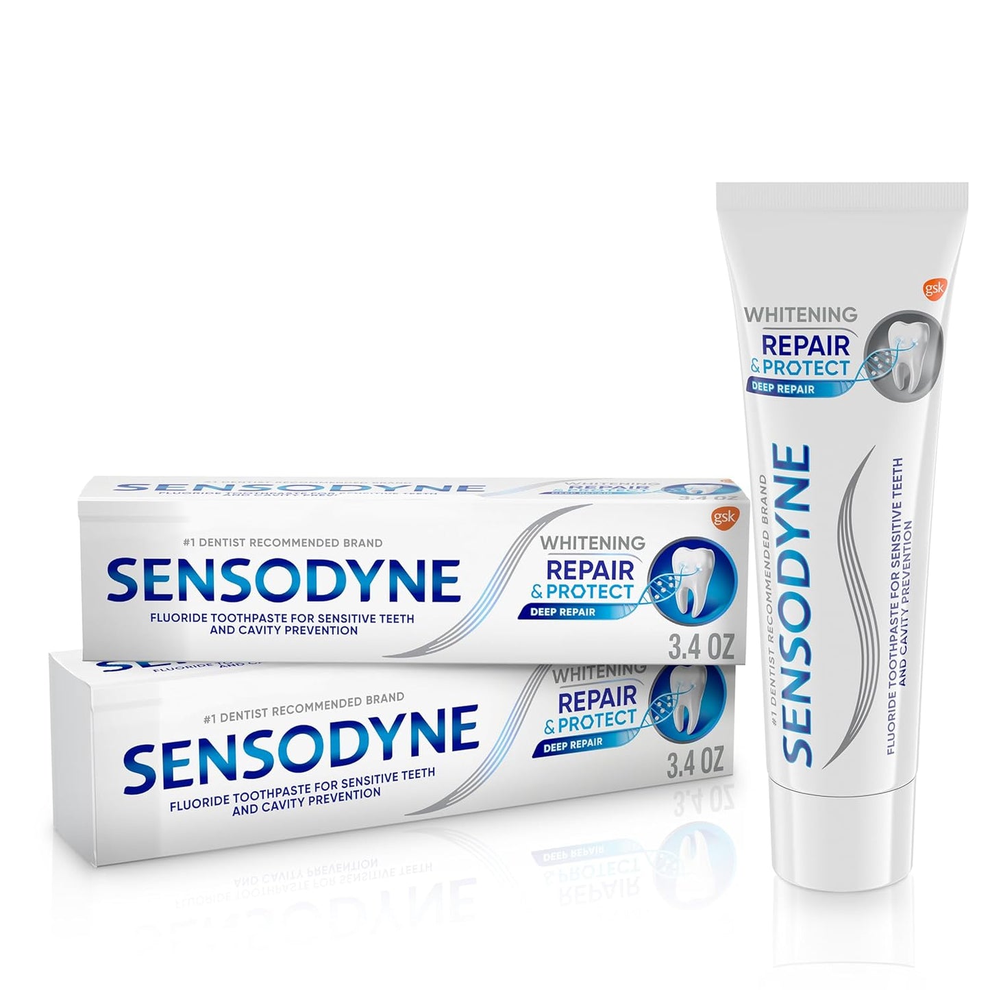 stannous fluoride active ingredient clinically proven for sensitivity relief and lasting protection