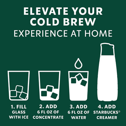 Starbucks Cold Brew Coffee Concentrate – Desk-Side Pick-Me-Up for Remote Professionals, Caramel Dolce 32 Fl Oz