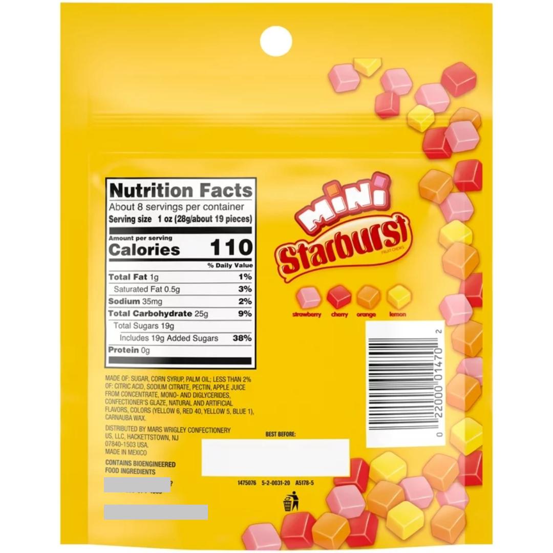 STARBURST Original Minis Chewy Candy – Soft Chew Alternative for Sensitive Teeth, Bulk Mini Candy