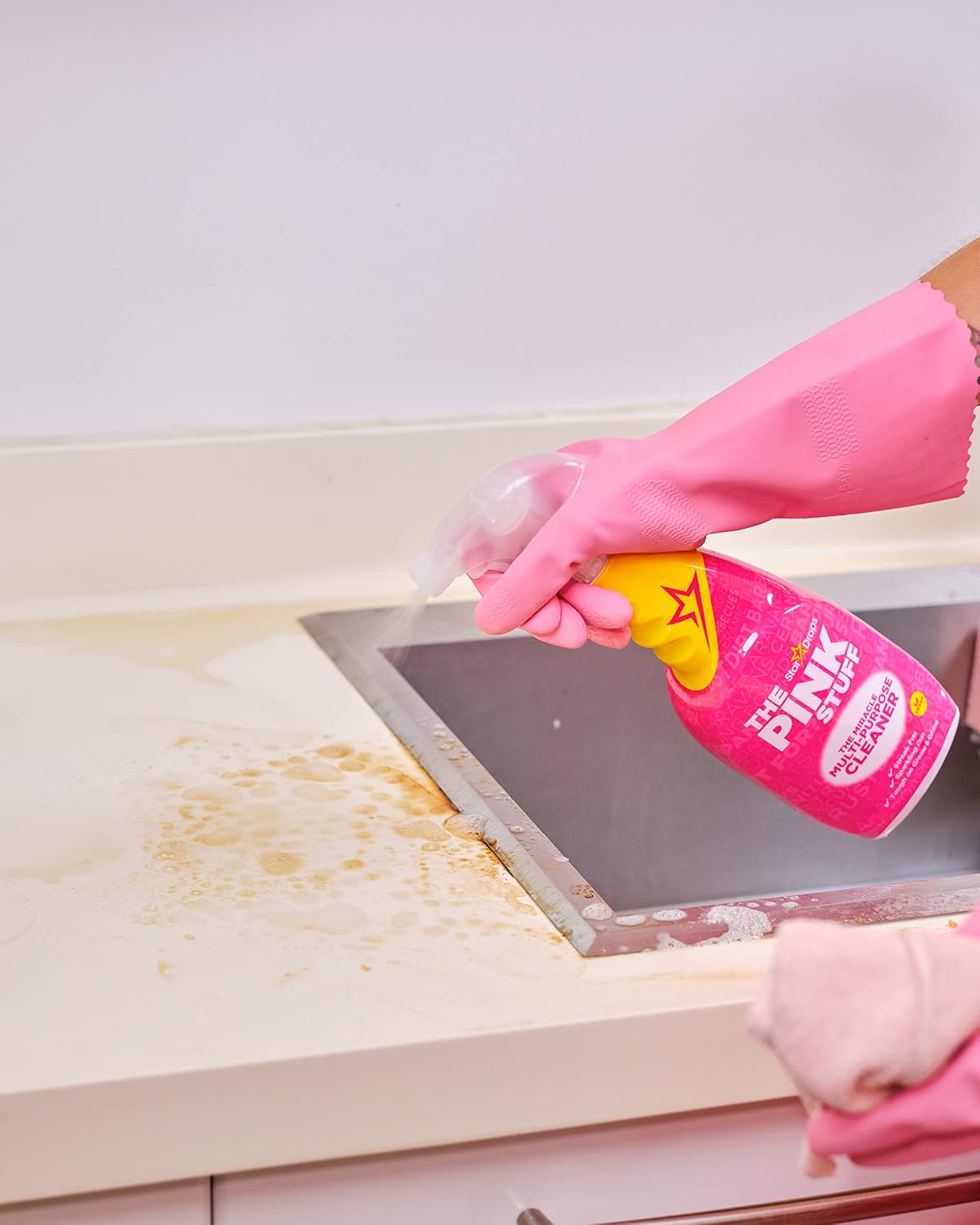 Stardrops Pink Stuff Multi-Surface Spray 750ml 3-Pack Bundle – Thoughtful Housewarming Gift for New Homeowners
