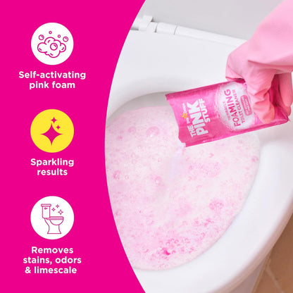 Stardrops The Pink Stuff Bathroom Cleaning Kit – Thoughtful Housewarming Gift for New Homeowners, All-in-One Bathroom Care