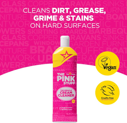 Stardrops The Pink Stuff Miracle Cleaning Bundle – All-Weather Outdoor Cleaning Kit for Patio, BBQ, and Garden Furniture