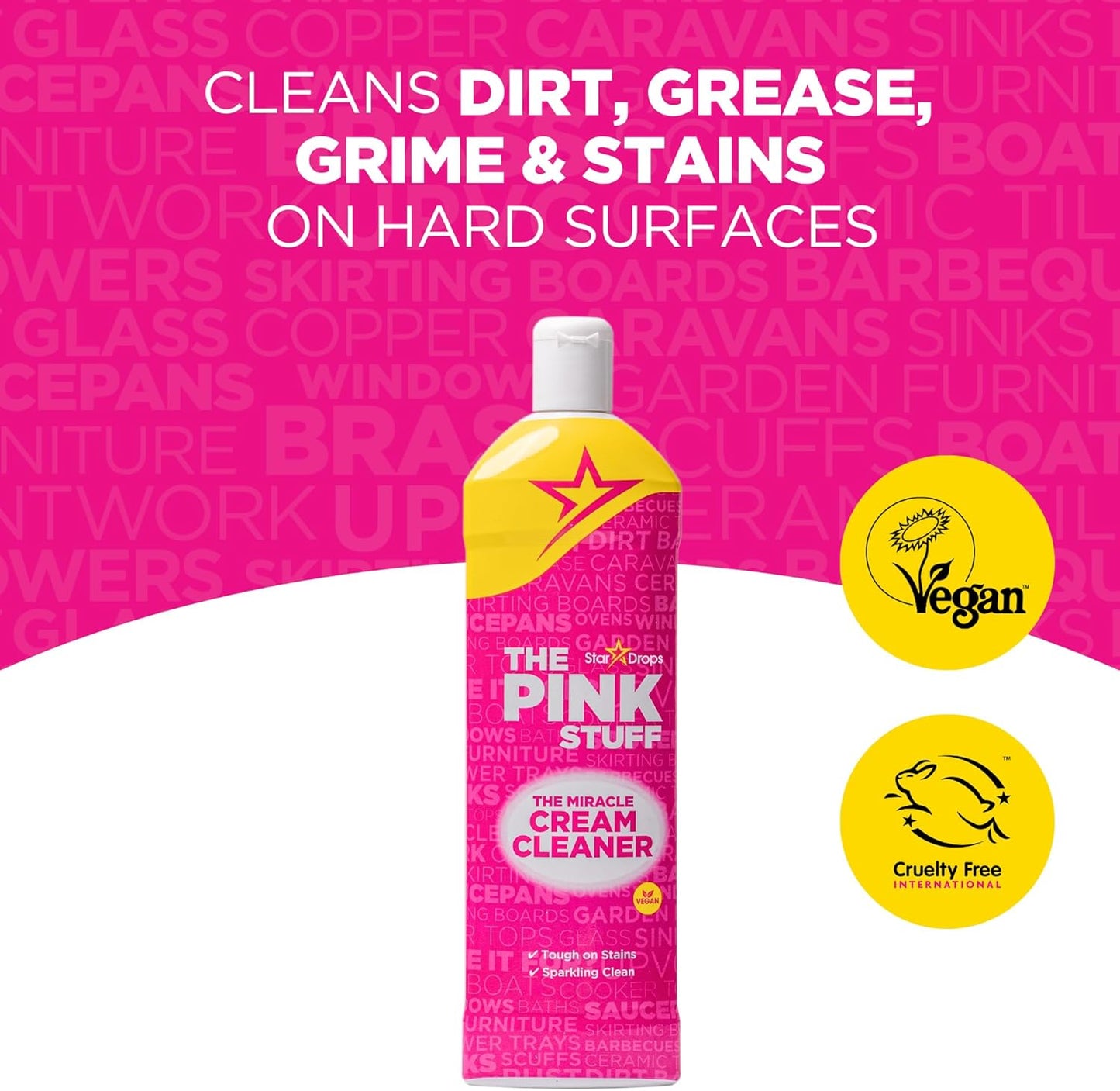 Stardrops The Pink Stuff Miracle Cleaning Bundle – Thoughtful Housewarming Gift for New Homeowners, Kitchen and Bathroom Essentials