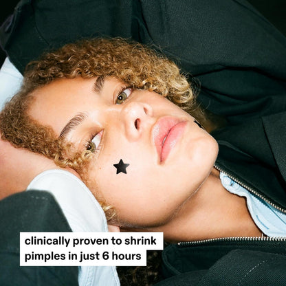 Starface Hydro-Star Black Pimple Patches – Overnight Spot Treatment for Mindful Evening Skincare Ritual