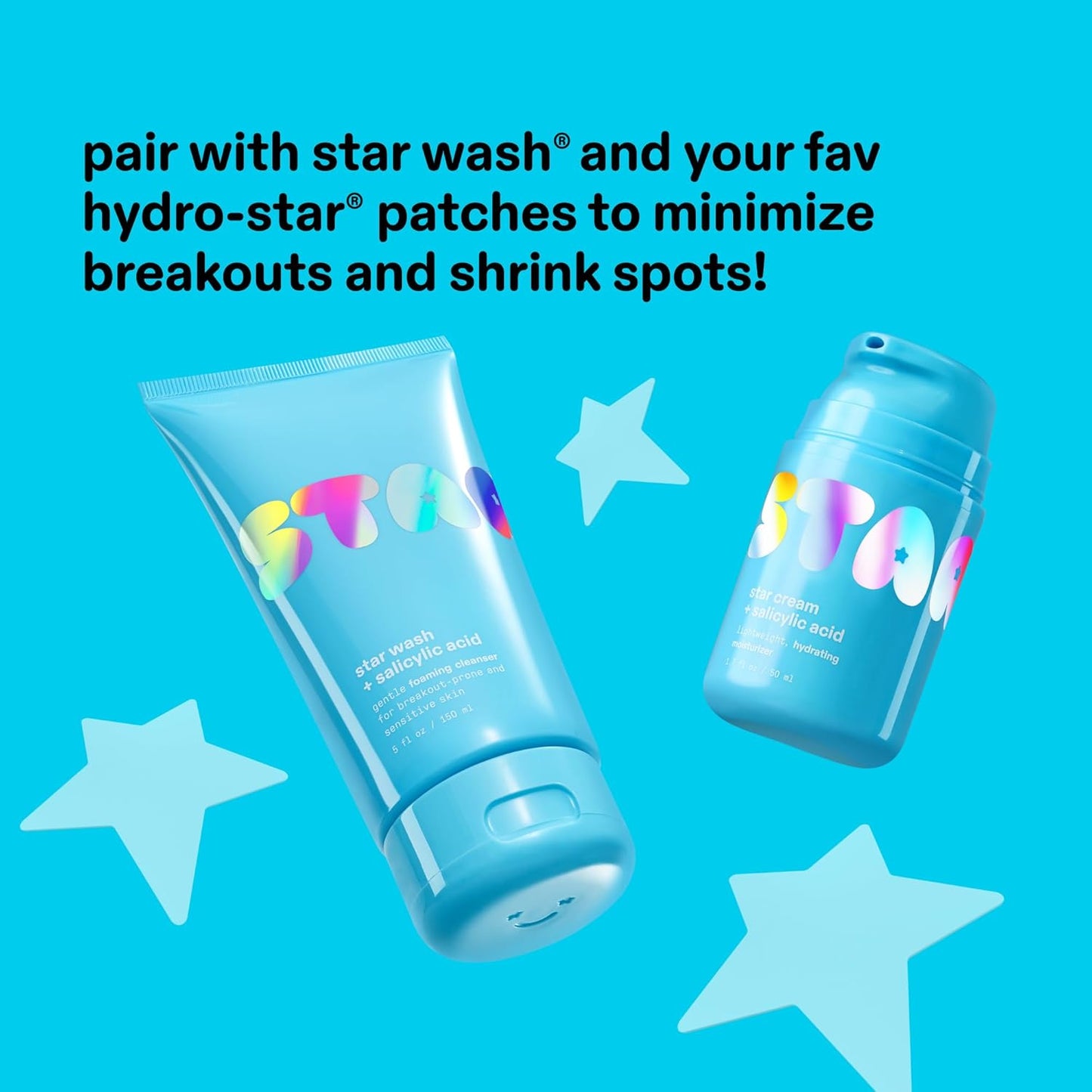 Starface Star Cream Salicylic Acid Moisturizer – Calming Nightly Skincare Ritual for Breakout-Prone and Sensitive Skin
