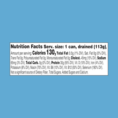 StarKist Selects No Salt Added Chunk White Albacore Tuna in Water - 4.5 oz Can for Heart-Healthy Meal Prep