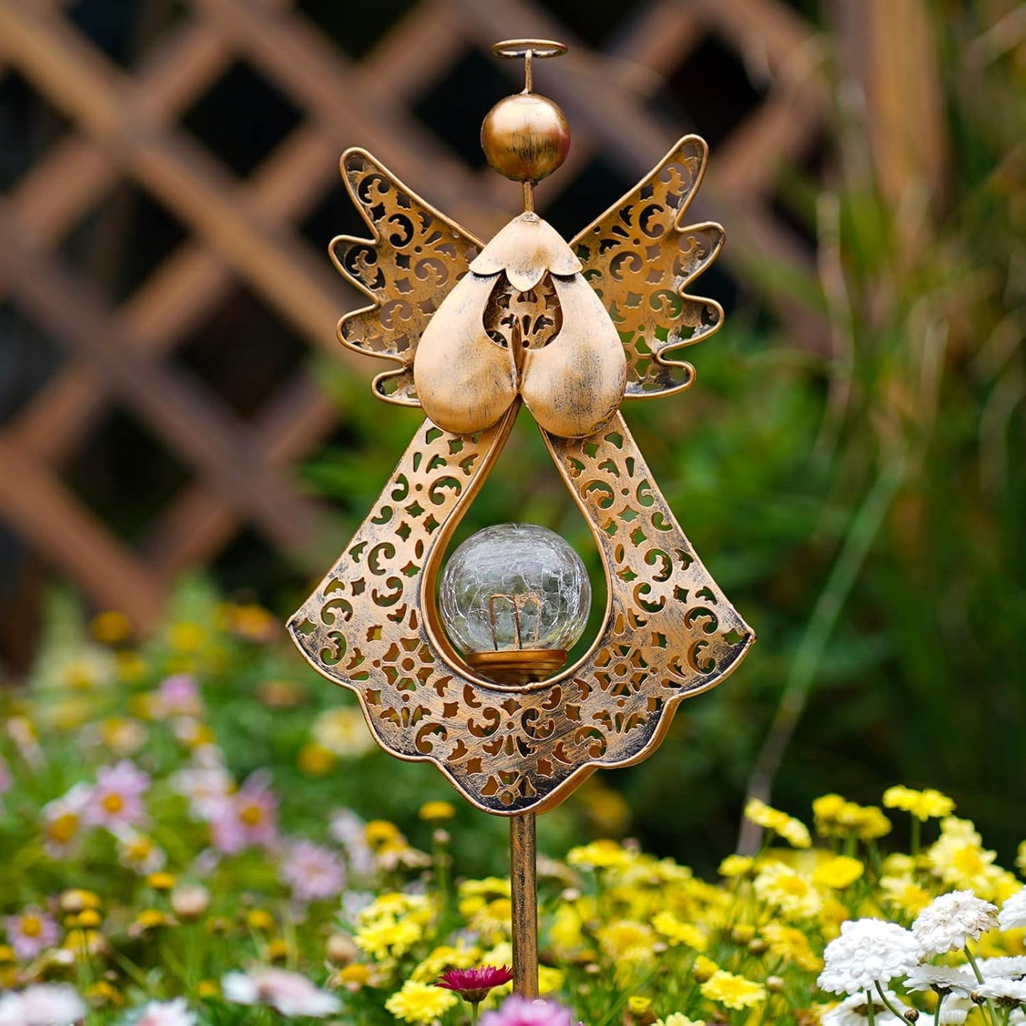 Starryfill Solar Angel Pathway Light – Thoughtful Birthday Gift for Women Who Love Gardening